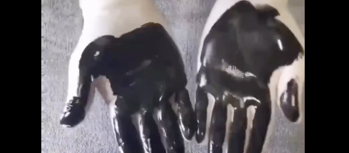 Βίντεο: Το παράδειγμα με τη μαύρη μπογιά μας δείχνει πως να καθαρίζουμε σωστά τα χέρια μας